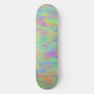 Abstract Multicolor Pattern Skateboard