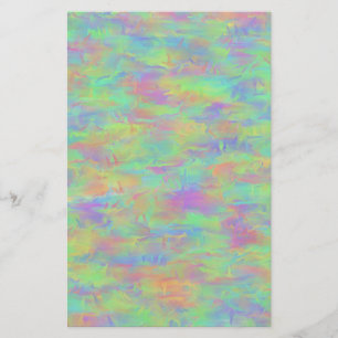 Abstract Multicolor Pattern Stationery