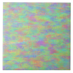 Abstract Multicolor Pattern Tile