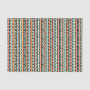 Abstract multicolor pattern tissue paper