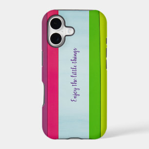 Abstract multicolor striped IPhone Case