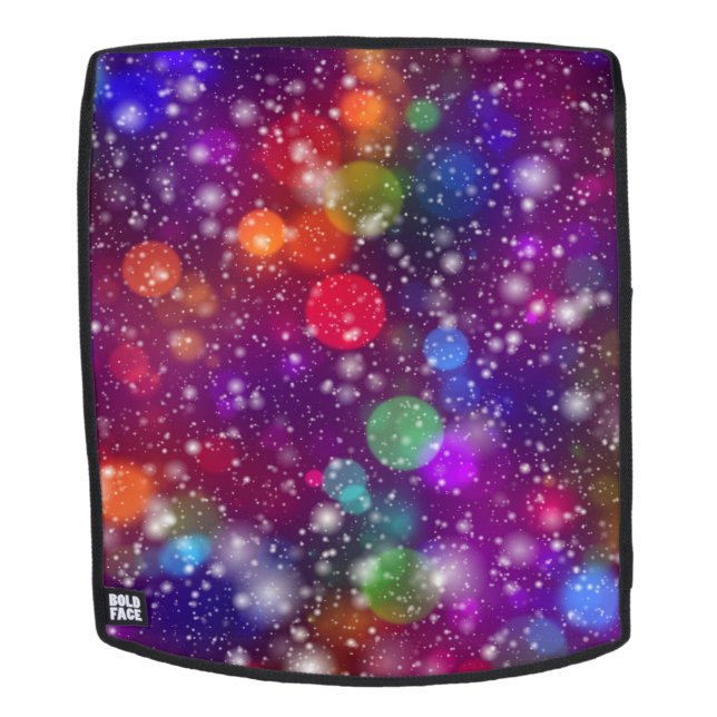 Abstract Multicolored Bokeh Background-25363 Backpack (Removable Face)