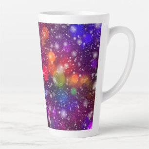 Abstract Multicolored Bokeh Background-25363 Latte Mug