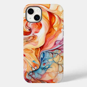 Abstract Multicolored Swirls Case-Mate iPhone 14 Plus Case