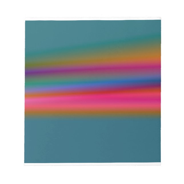 abstract multicolored texture pattern notepad (Front)