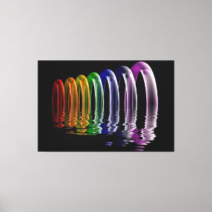 abstract multidimensional art canvas print