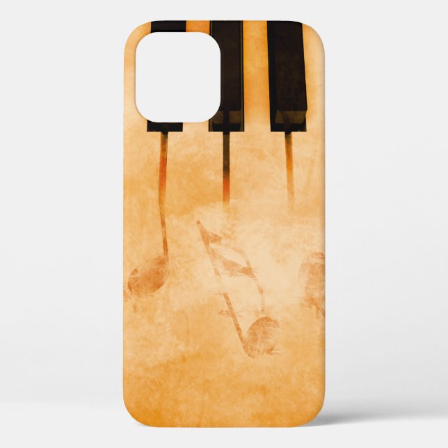 Abstract music background - Keyboard and musical n Case-Mate iPhone Case (Back)