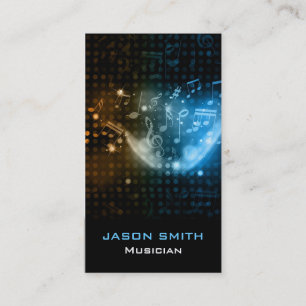 Abstract Music design business card