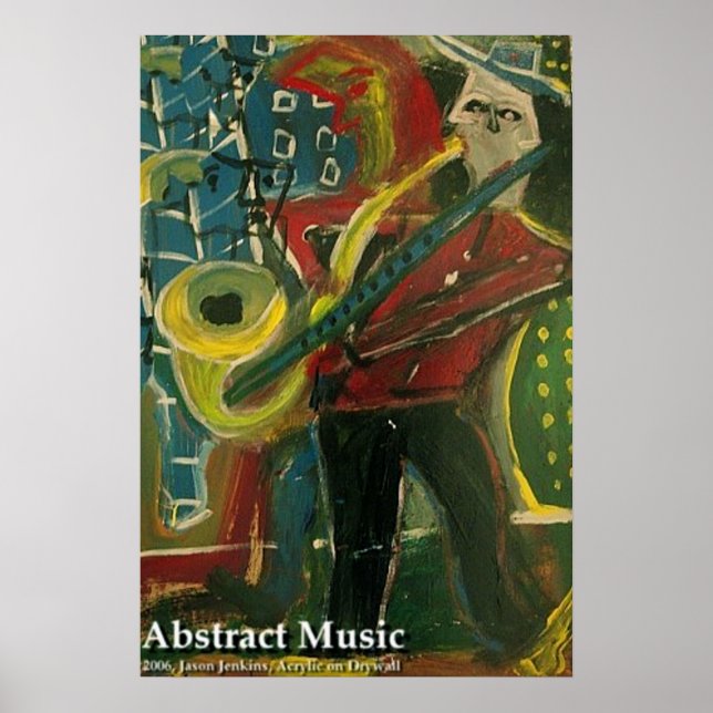 Abstract Music Poster (Front)