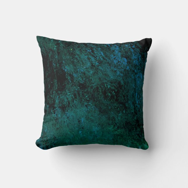 Abstract Name Throw Pillow (Front)