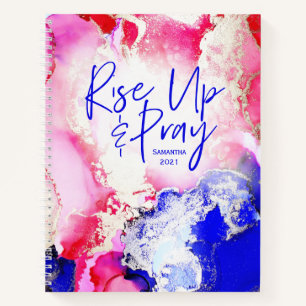 Abstract Named Prayer Journal Jewel Tones