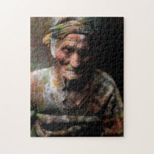 Abstract Native American Puzzle