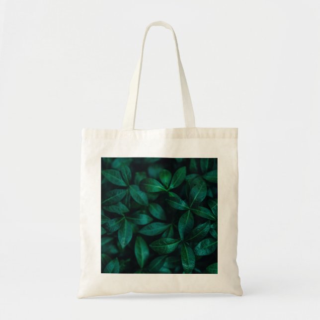 Abstract natural leaves background. tote bag (Front)
