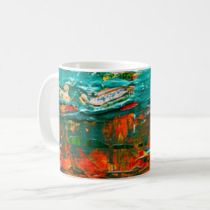 Abstract Natural Paint Pattern Coffee Mug