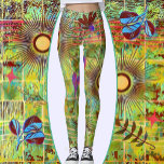 Abstract Nature Art Leggings<br><div class="desc">This is just me having fun,  nothing more,  nothing less. Oceanwalk Art.</div>