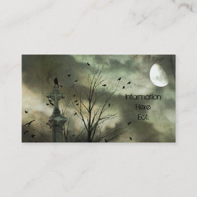 Abstract Nature Business Card (Front)