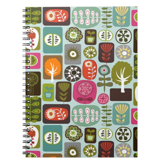 Abstract Nature Icons Notebook (Front)