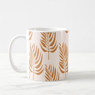 Abstract Nature, Minimalist Seamless Pattern. Coffee Mug