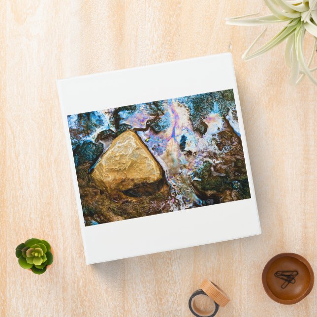 abstract nature still water 3 ring binder (In Situ)