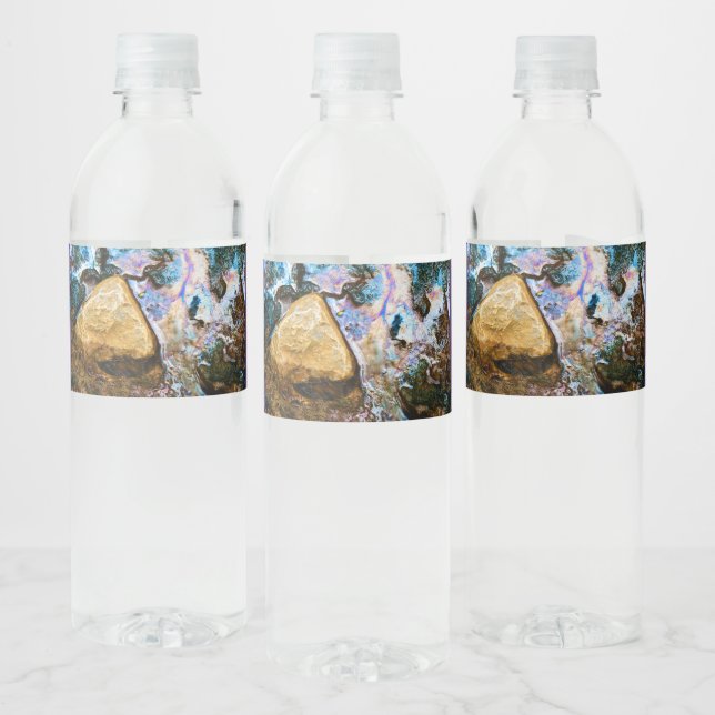 abstract nature still water bottle label (Bottles)
