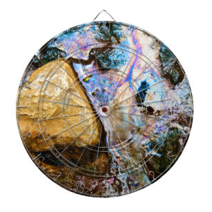 abstract nature still water dart board
