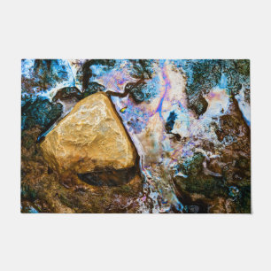 abstract nature still water doormat
