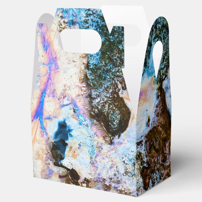 abstract nature still water favor box (Opened)