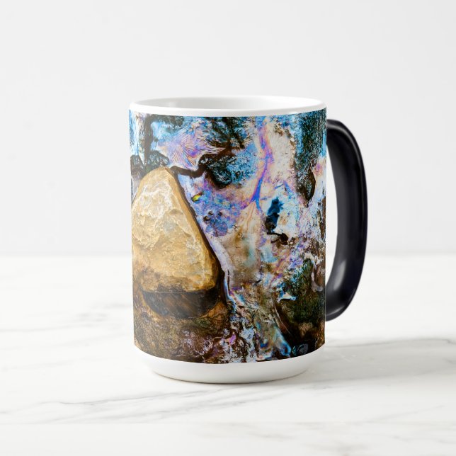 abstract nature still water magic mug (Front Right)