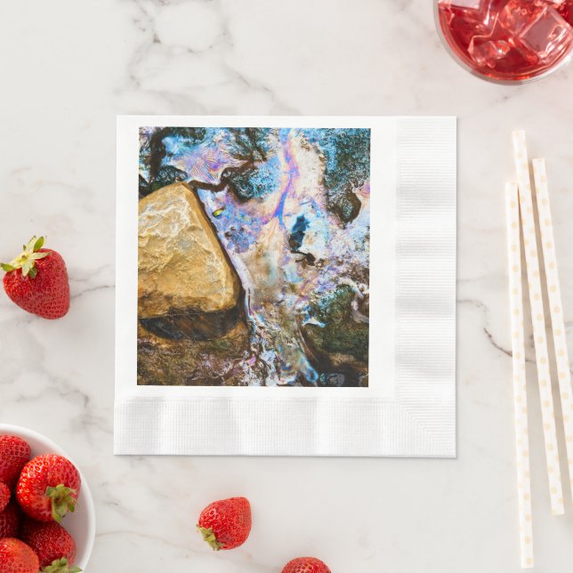 abstract nature still water napkins (Insitu)