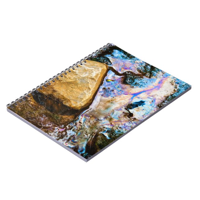 abstract nature still water notebook (Left Side)