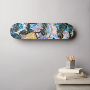 abstract nature still water skateboard