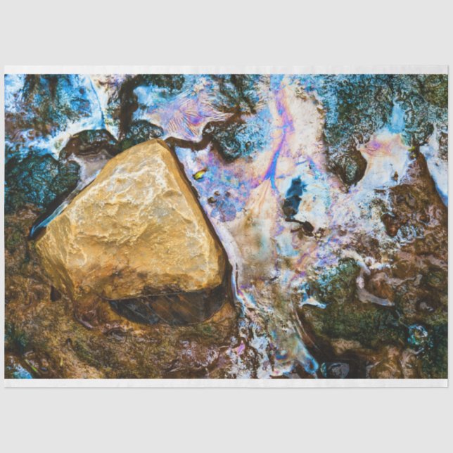 abstract nature still water tissue paper (Front)