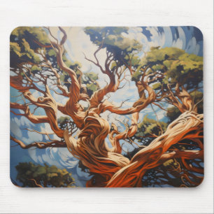 Abstract Nature Tree Mouse Pad