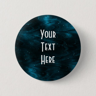 Abstract Nebula Texture - Blue 2 Inch Round Button