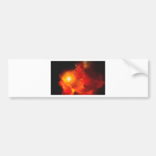 Abstract Nebulla with Galactic Cosmic Cloud 30 Bumper Sticker