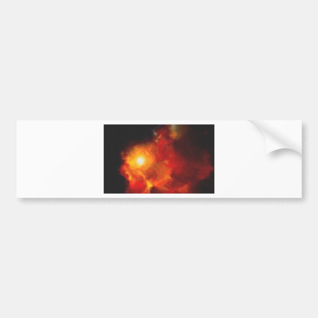Abstract Nebulla with Galactic Cosmic Cloud 30 Bumper Sticker (Front)