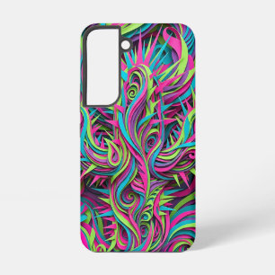 Abstract Neon Cactus Desert Samsung Cases