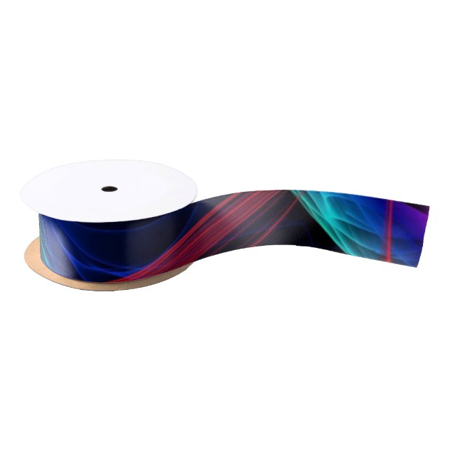Abstract Neon Colour Ribbon Satin Ribbon (Spool)
