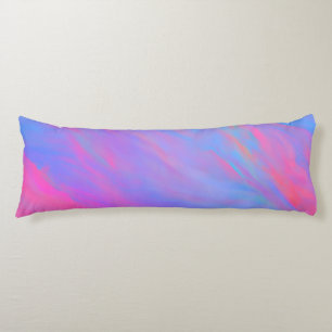 Abstract Neon Ink Flow Body Pillow