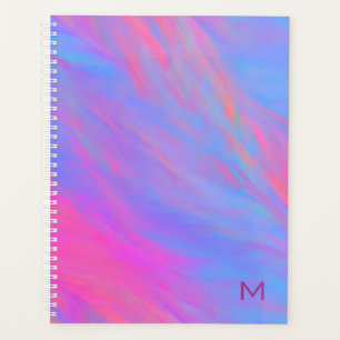 Abstract Neon Ink Flow Planner