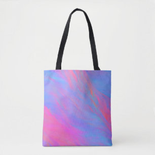 Abstract Neon Ink Flow Tote Bag