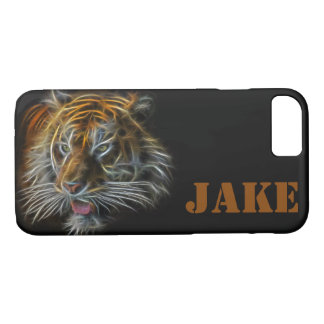 Abstract Neon Tigerhead Case-Mate iPhone Case