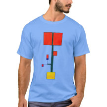 Abstract New Mondrian style art print