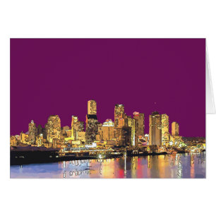 Abstract New Orleans Skyline add text