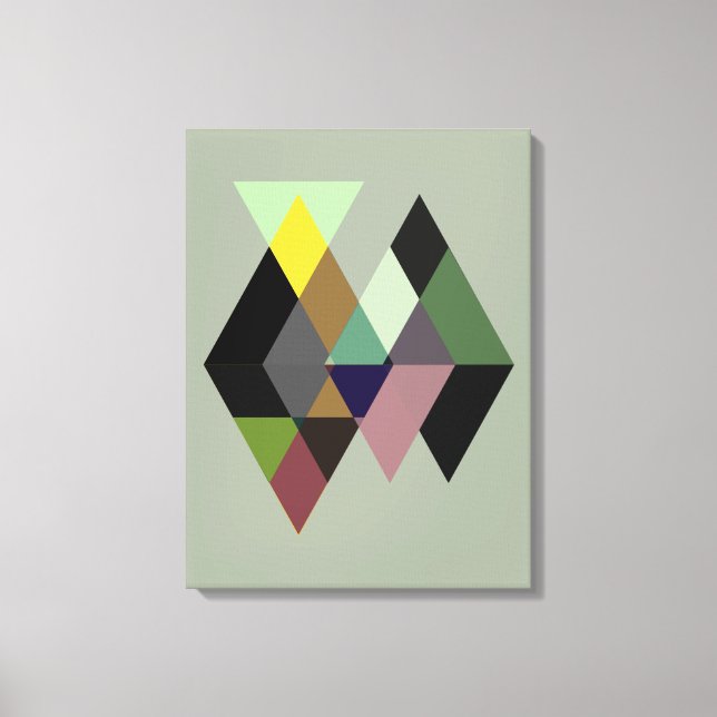 Abstract No. 729 Canvas Print (Front)