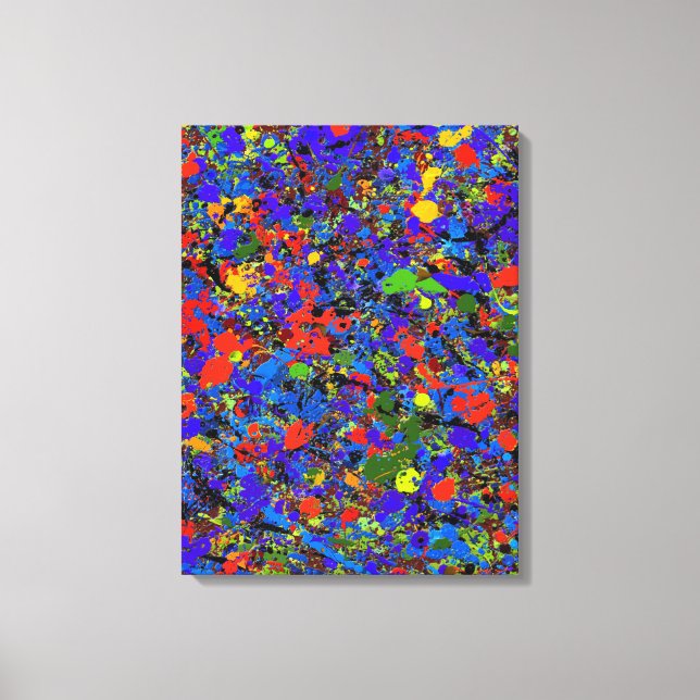 Abstract No. 738 Canvas Print (Front)