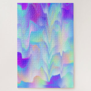 Abstract Northern Lights Jigsaw Puzzle