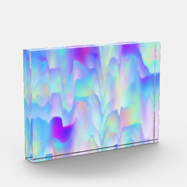 Abstract Northern Lights Photo Block (Left)