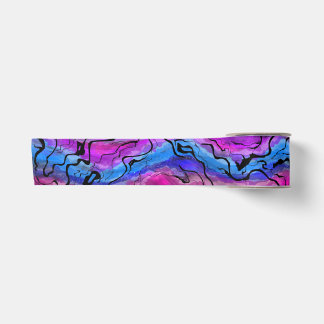 Abstract Northern Lights Ribbon Satin Ribbon