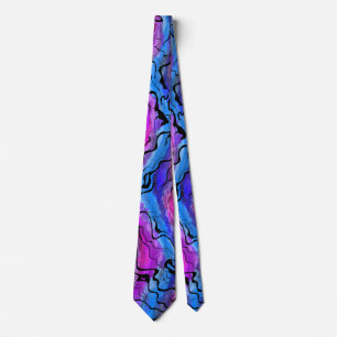 Abstract Northern Lights Tie